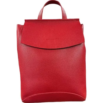 Městský batoh My love bag dámský kožený batoh červený červený