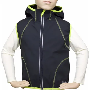 Chlapecká vesta Fantom vesta SOFTSHELL outdoor s membránou 18000/12000 - černá Velikost: 152