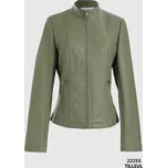 Koženková bunda Escandelle Paris 22255 LADY barva: zelená-khaki, velikost: 48