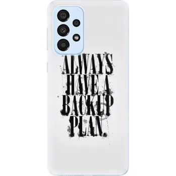 Pouzdro na mobilní telefon Odolné silikonové pouzdro iSaprio - Backup Plan - Samsung Galaxy A33 5G
