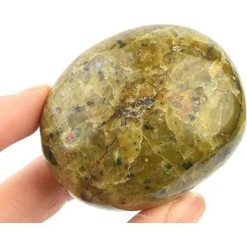 Přírodní kámen Leštěný zelený opál 126g