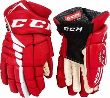Hokejové rukavice CCM JetSpeed FT4 Pro SR 14" červené/bílé