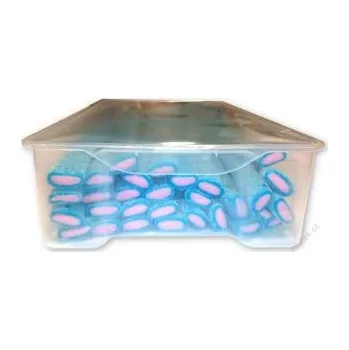 Bonbon JAKE TUBO modrý tutti frutti - kyselý 50g x 30 ks