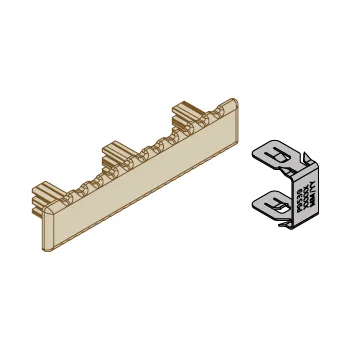 Twinson Koncová krytka + svorka - odstín 502 Lékořice