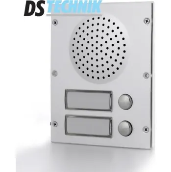 ART 8837M - komunikační modul s generátorem vyzváněcích tónů do rámečku tabla systému VIDEX 8000, zapojení 4+n Provedení: 2 hliníková tlačítka