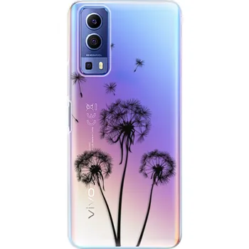 Pouzdro na mobilní telefon Odolné silikonové pouzdro iSaprio - Three Dandelions - black - Vivo Y72 5G