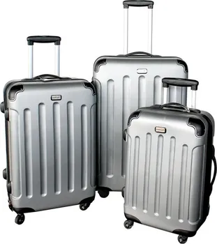Cestovní kufr Linder Exclusiv Luxury MC3001 S,M,L stříbrné