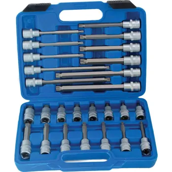 Gola hlavice Zástrčné hlavice XZN 1/2”, vel. M5-M16, délka 55-200 mm, sada 26 ks - SATRA