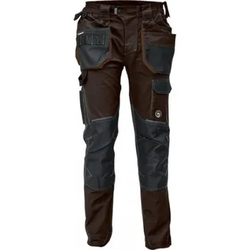 montérky CERVA Dayboro kalhoty do pasu tmavě hnědé