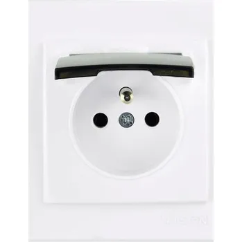 vypínač a zásuvka Zásuvka E2 5001192100151 Mode bílá