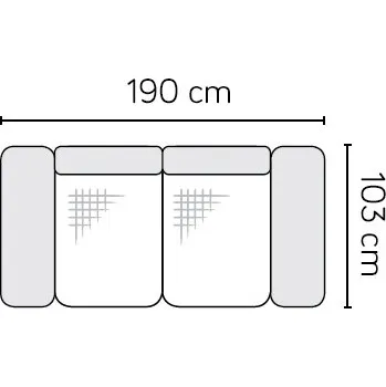 Nábytek Stagra Pohovka AREZZA Provedení: 2,5-sed