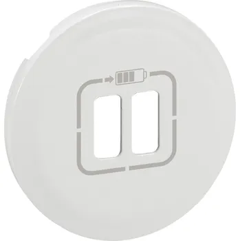Elektrická zásuvka LEGRAND Kryt CÉLIANE 68256 bílá 2XUSB 068256