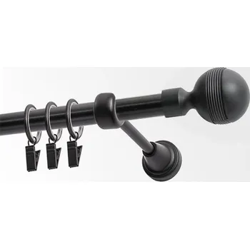 Garnýž kovová 240 cm jednořadá 19 Gabi černá