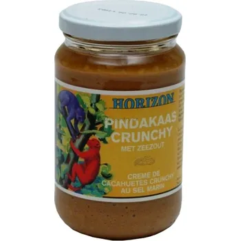 Krém arašídový s kousky 350g BIO HORIZON