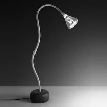 Stojací lampa Artemide 0670W10A Pipe terra, flexibilní stojací lampa se stmívačem, 30W LED 2700K, max. výška 220cm
