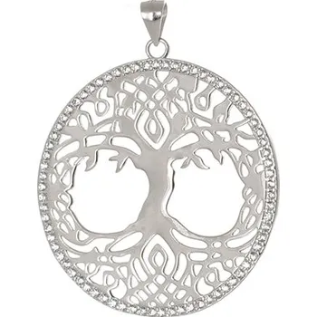 Šperk Stříbrný přívěšek strom života s čirými zirkony AGH671 + dárek zdarma