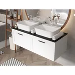 BESCO Spodní skříňka DEXA bílá matná Barva - Bílá, Madla - Černá, Rozměr A - 80, Rozměr B - 50, Rozměr C - 40 NASUD854BC