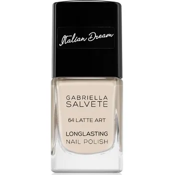 Dekorativní kosmetika Gabriella Salvete Longlasting Enamel dlouhotrvající lak na nehty s vysokým leskem odstín 64 Latte Art 11 ml