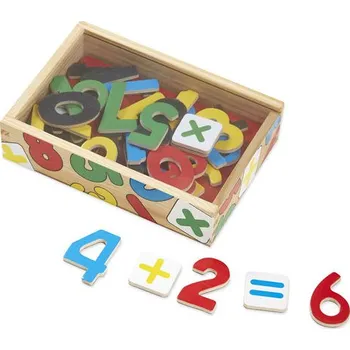 magnetka pro dítě Melissa & Doug Dřevěné magnety číslice 37 ks