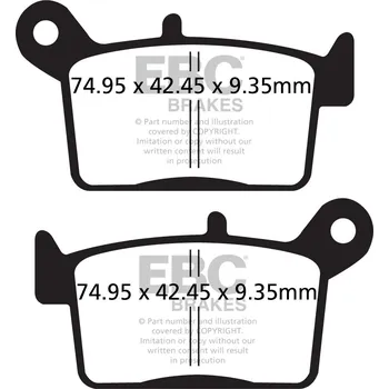 Autodíl Brzdové destičky EBC FA697HH