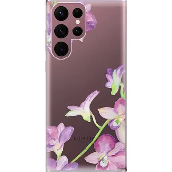 Telefonní příslušenství Odolné silikonové pouzdro iSaprio - Purple Orchid - Samsung Galaxy S22 Ultra 5G