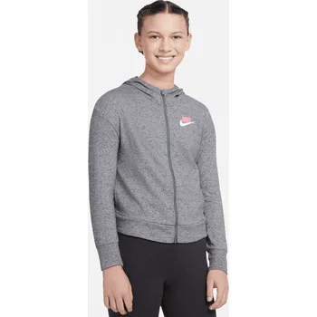 Dámská mikina G NSW FZ JERSEY-Dívčí volnočasová mikina - Velikost S