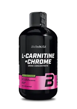 Spalovač tuku BioTechUSA L-Carnitine 70.000 + Chrome 500 ml pomeranč