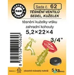 Sada těsnění kuželky vršku, č. 62