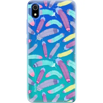 Pouzdro na mobilní telefon Odolné silikonové pouzdro iSaprio - Feather Pattern 01 - Xiaomi Redmi 7A