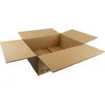 Kartonová krabice, 5vrstvá, délka 800 mm, šířka 600 mm, výška 400 mm