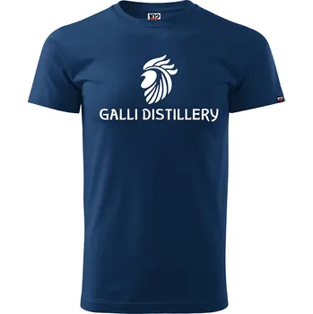 GALLI DISTILLERY PÁNSKÉ TRIČKO S KRÁTKÝM RUKÁVEM Velikost: XS