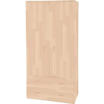 Ložnice Domestav - DOMINO Skříň šatní kombinovaná střední hloubka 576 buk cink, olejovaný