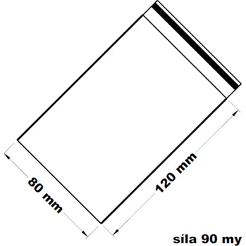 Rychlouzavírací sáček - extra pevné 8 x 12 cm