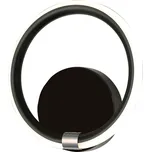 Rabalux 6969 WILLOW - LED moderní nástěnné svítidlo v černé barvě, LED 12W, 4000K (Moderní LED lapička na zeď bez vypínače)