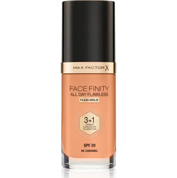 Max Factor Facefinity All Day Flawless 3in1 dlouhotrvající make-up SPF20 30 ml, 85 Caramel