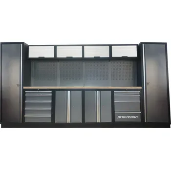 Sestava dílenského nábytku Procarosa PROFESSIONAL L-1 Pracovní deska: dřevěná, Hmotnost: 352,9 kg