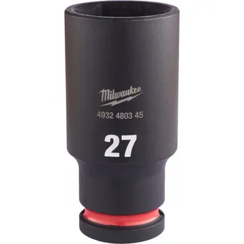MILWAUKEE Průmyslové hlavice Shockwave 1/2" HEX 27mm prodloužené 4932480345