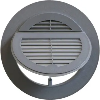 Větrací mřížka Ventila Mřížkoklapka KPKM 100 šedá