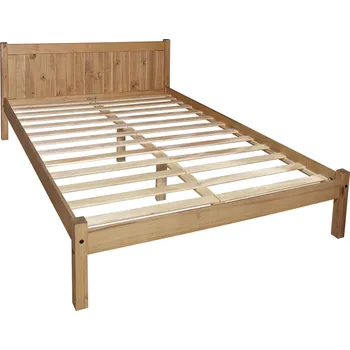 Postel IDEA nábytek Corona Rio 140 x 200 cm borovice/vosk