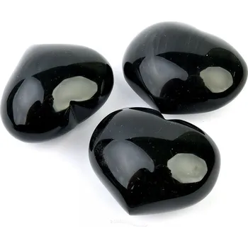 Přírodní kámen Duhový obsidián srdce Mexiko 50mm