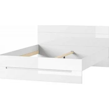 Postel LISA postel 33, 160x200 cm, bílá lesk