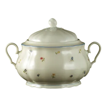 Polévková mísa 3,25 ltr. MARIE-LUISE STREUBLUME, Seltmann Weiden ▪ Kč 5660 ️ - Luxurytable.cz Seltmann Weiden