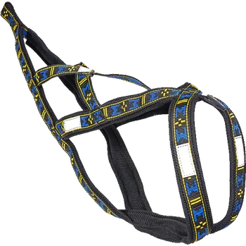Postroj pro psa Manmat Postroj Sled S modro-černá