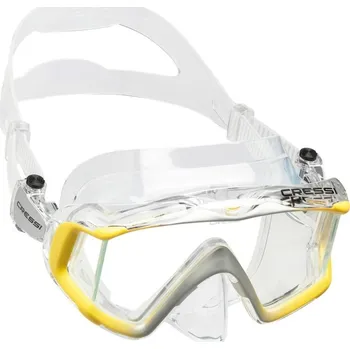 Potápěčské vybavení Maska LIBERTY TRISIDE, Cressi trans/žlutá
