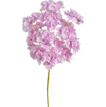 umělá květina Hortenzie 62 cm - růžovofialová