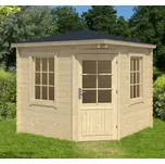 Zahradní srubový domek 28 mm Jos 250X250 (Zahradní srubový domek 28 mm)