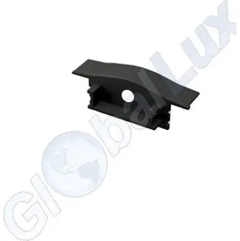 LED lišta LED PROFILES Koncovka s dírou RECESSED 1 černá