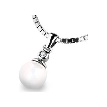 Přívěsek Zlatý přívěsek s perlou a diamantem AU 585/1000 PATTIC G10870B05