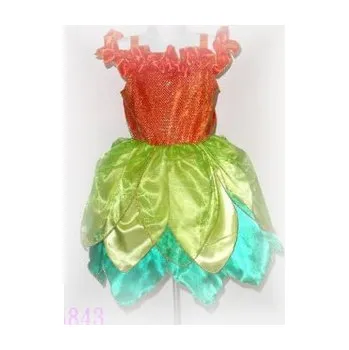 Sněhové řetězy Karnevalový kostým Víla s křídly (oranž.-zelená) vel.M (120-130cm)