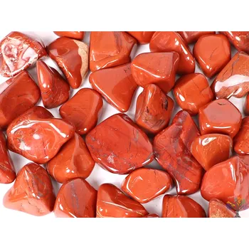 Drahý kámen Magieprirody.cz Tromlovaný kámen Jaspis červený XXL velikost 35 - 65 mm - Brazílie #346 Množství: 1ks